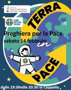 Preghiera per la pace evento