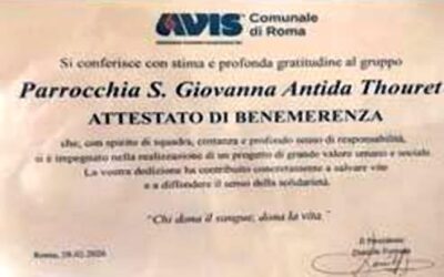 18 anni di donazioni sangue