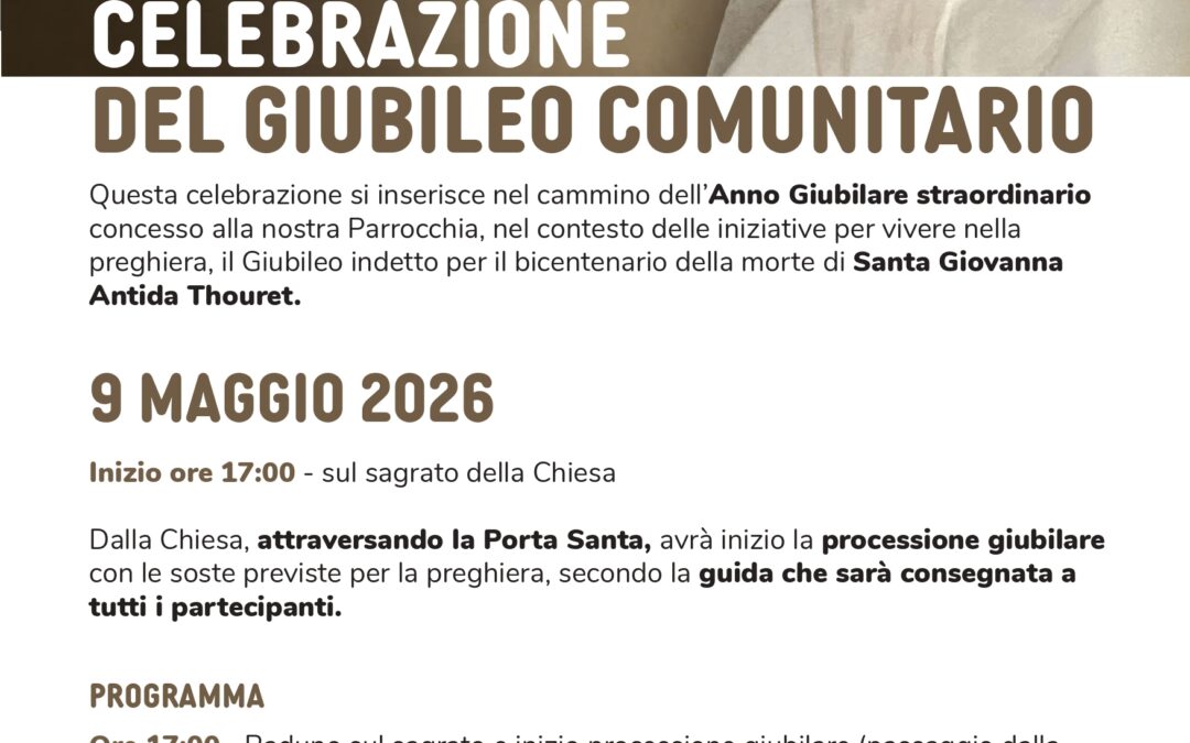 Celebrazione Giubileo Comunitario con Gli Amici dei Bambini